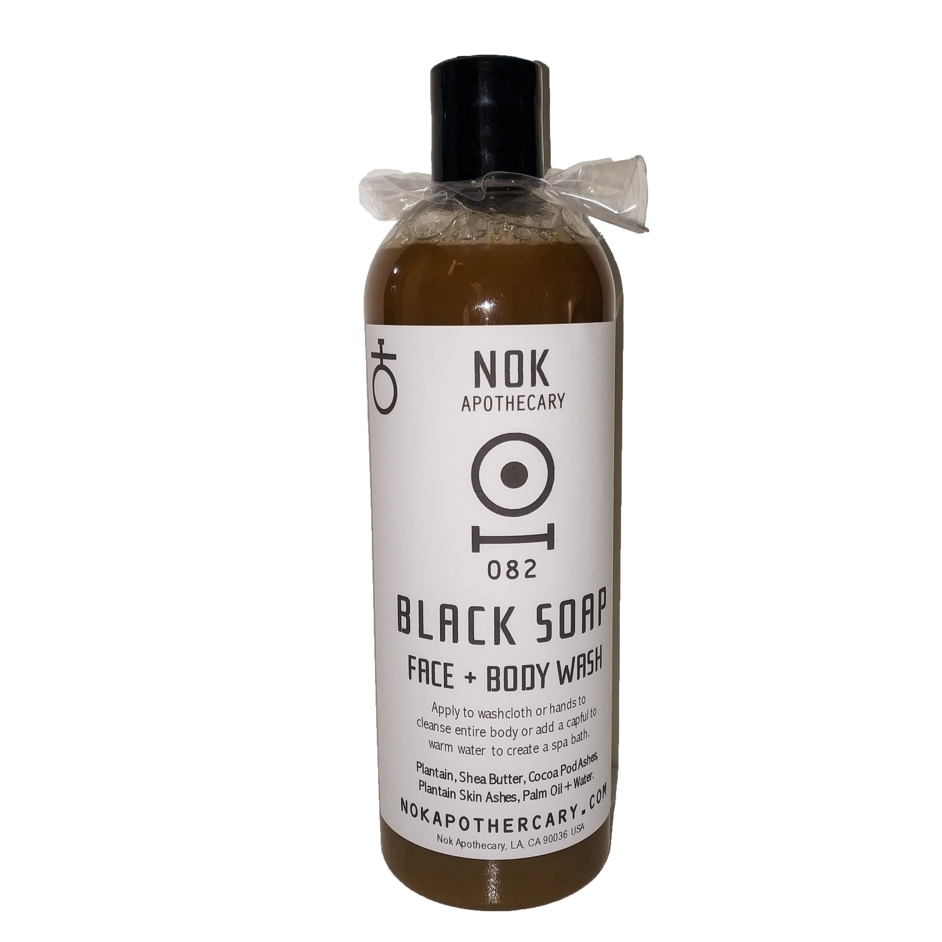 Black Soap Face, Hair + Body Wash | 082 - The Nok Apothecary