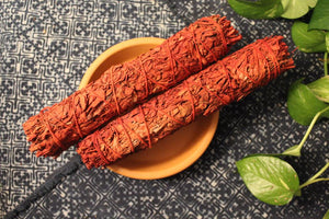 Dragon's Blood + White Sage Herb Bundle | Smudge Stick