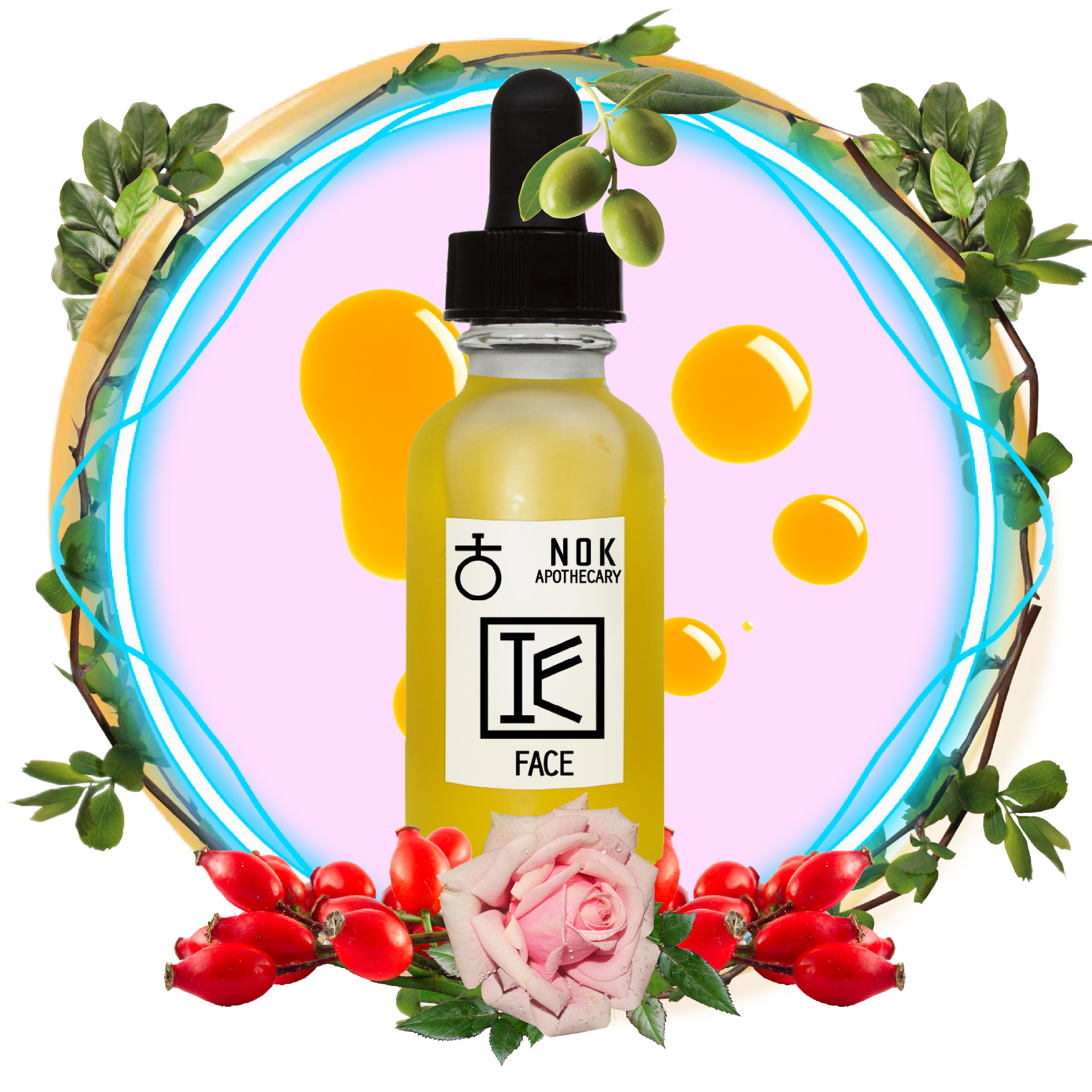 Rose Hip + Squalene Serum | FACE - The Nok Apothecary