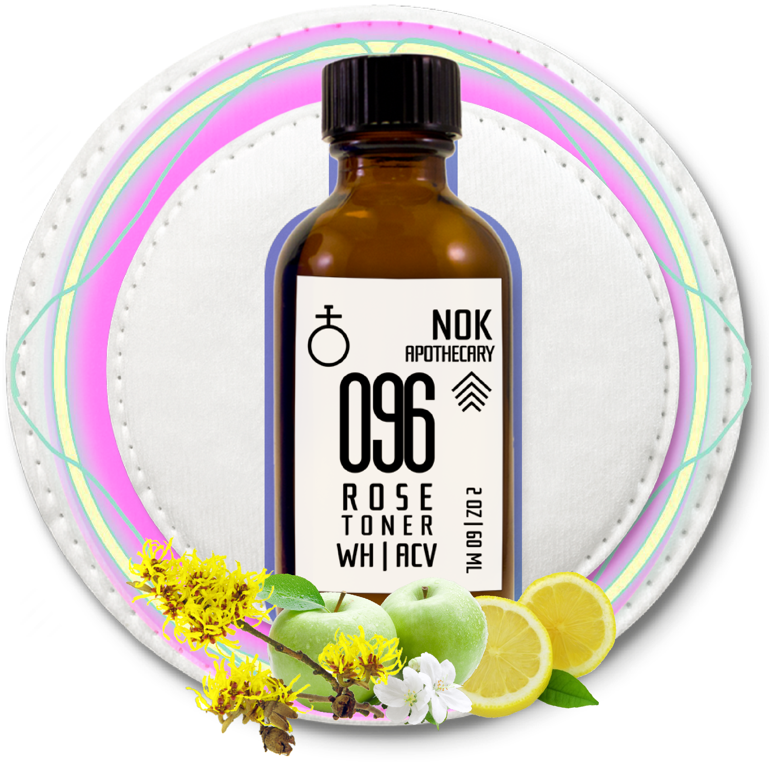 096 Apple Cider Vinegar + Witch Hazel Toner | Acne Prone Skin - The Nok Apothecary