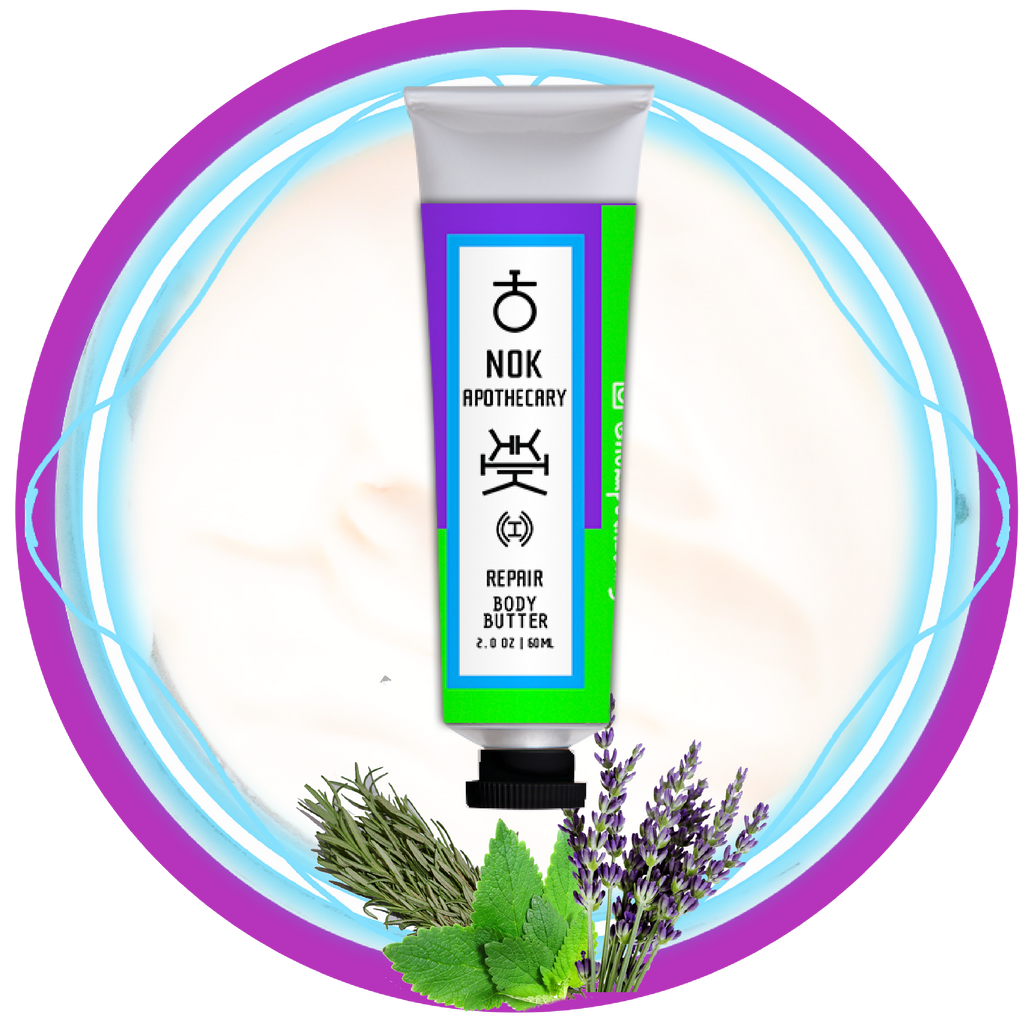 Lavender, Rosemary, Mint Body Butter | Repair - The Nok Apothecary
