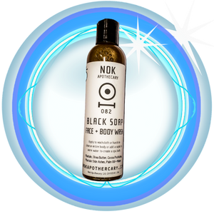 Black Soap Face, Hair + Body Wash | 082 - The Nok Apothecary